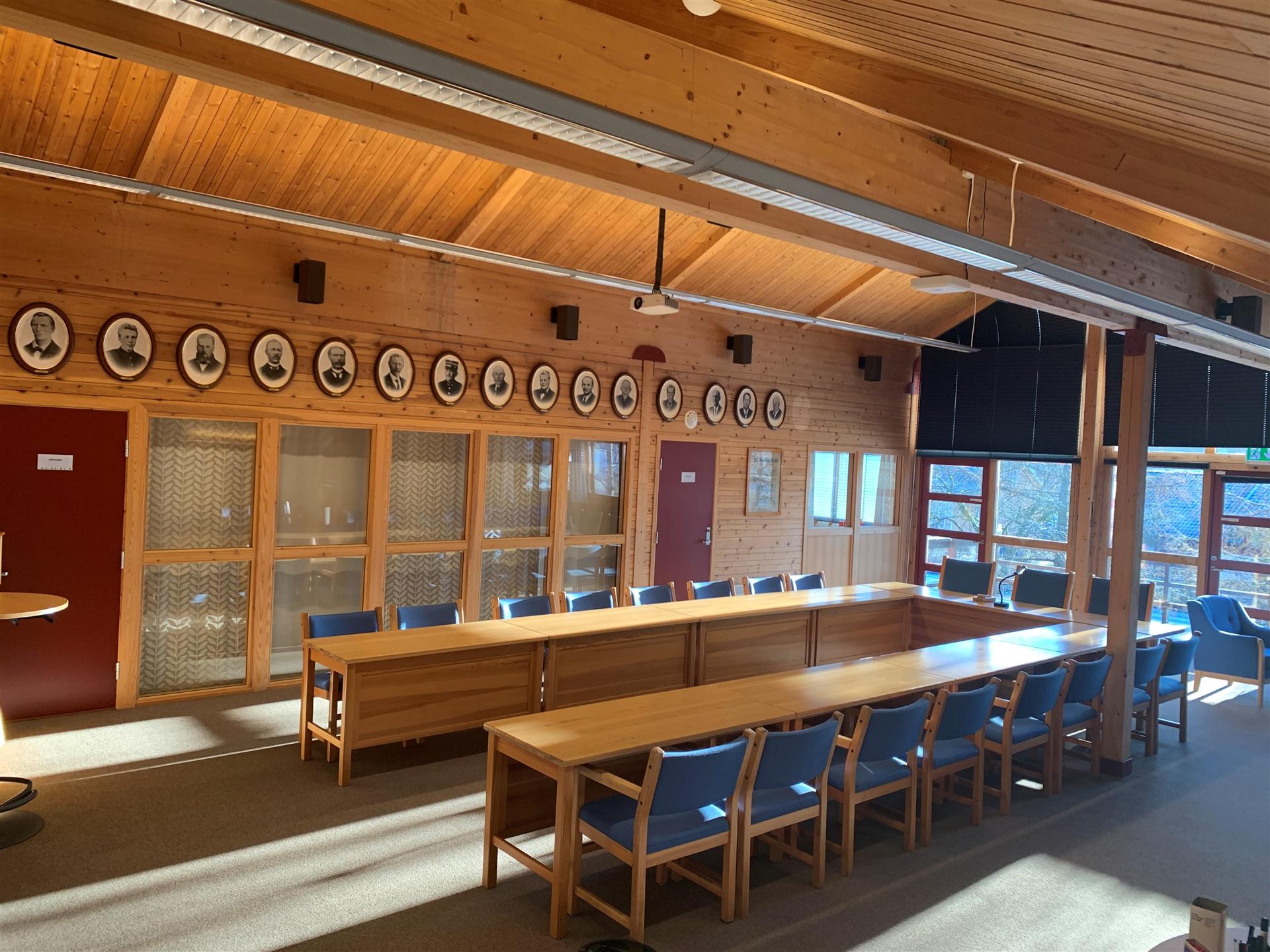 Kommunestyresalen i Åseral